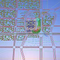 Aerial Planning of Modern Urban High rise Buildings Commercial Center and Roads