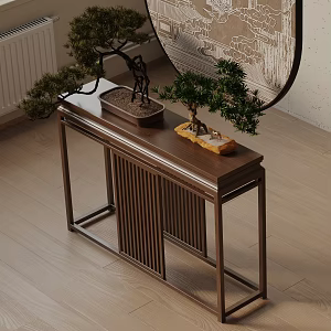 Modern Entrance Cabinet 3d model