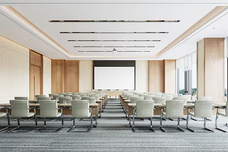 Modern Conference Room 3d model