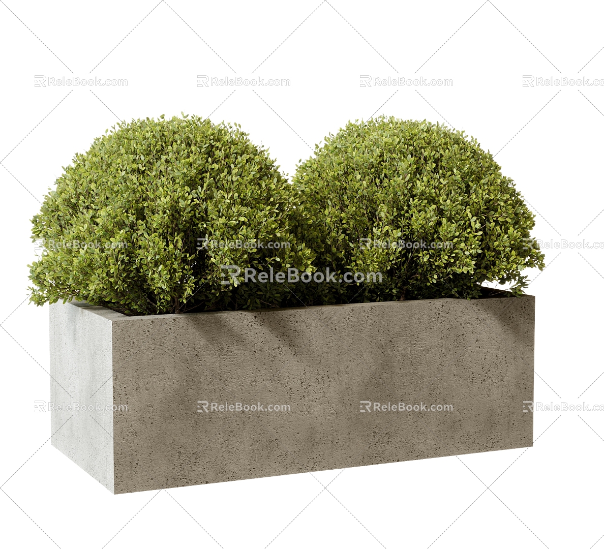 green plant potted plant plant pile green plant 3d model