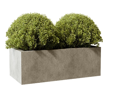 green plant potted plant pile green plant 3d model