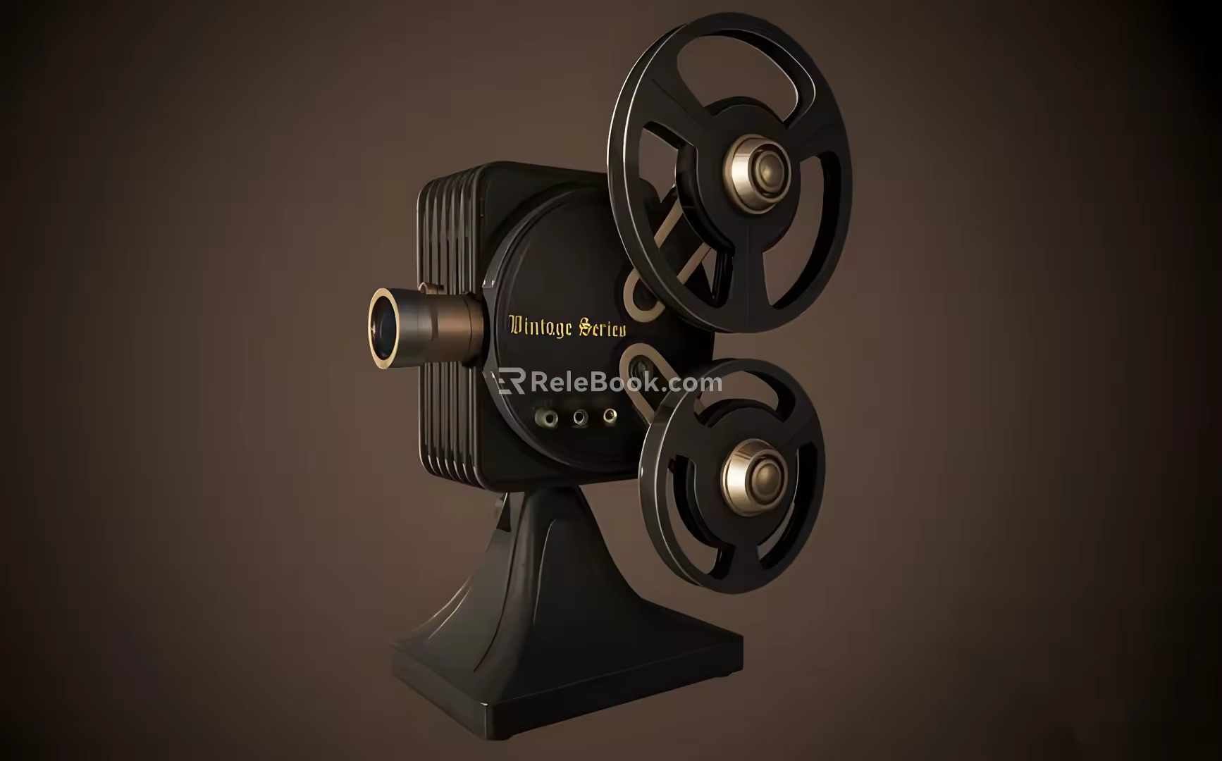 Retro Projector Retro Old Equipment Projector Old Object 8090 s 3d model