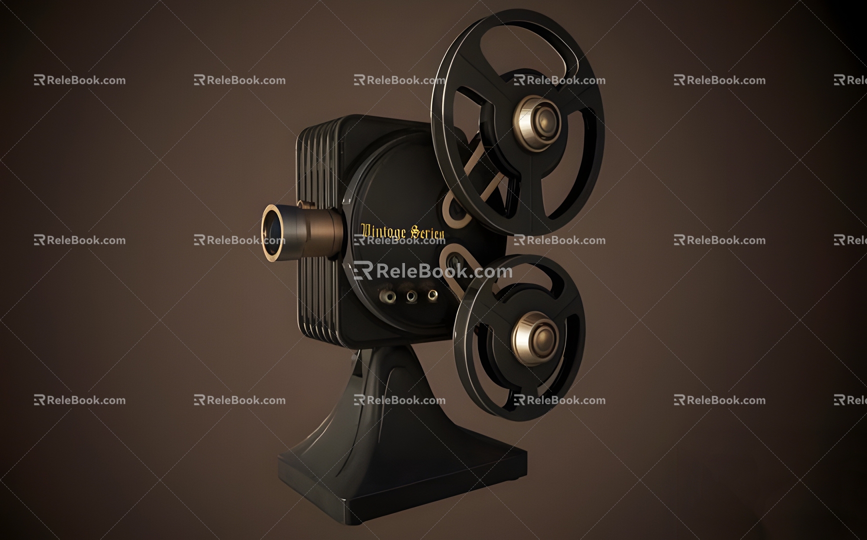 Retro Projector Retro Old Old Equipment Projector Projector Old Object 8090 s 3d model