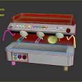 Red Espresso Machine A Modern Kitchen Appliance With Stylish Control Panel Design