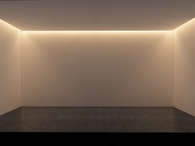 Modern strip linear lamp model