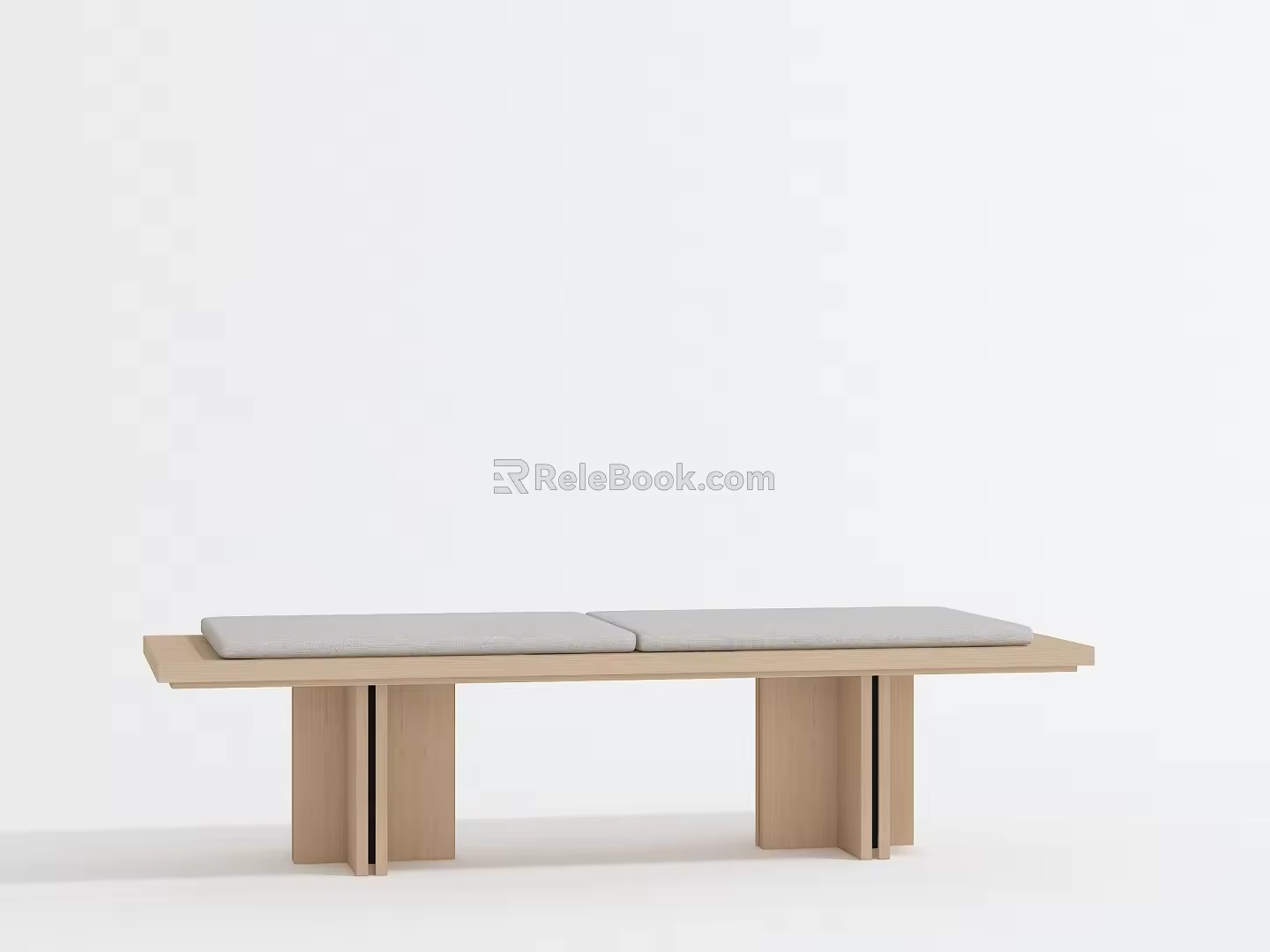 Modern shoe changing stool 3d model