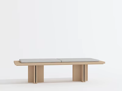 Modern shoe changing stool 3d model