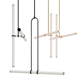 Modern chandelier 3d model