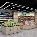 Modern Supermarket 3d model