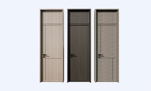 Modern swing door 3d model