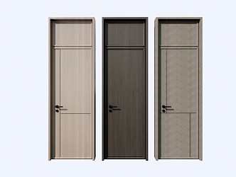 Modern swing door 3d model