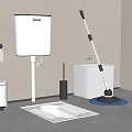 squatting pan 3d model