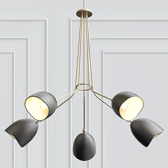 Modern chandelier 3d model