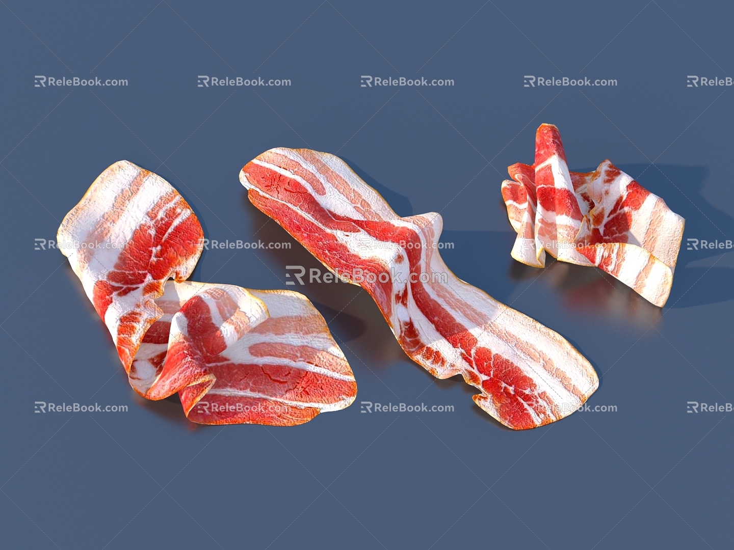 meat pork beef lamb meat slices model