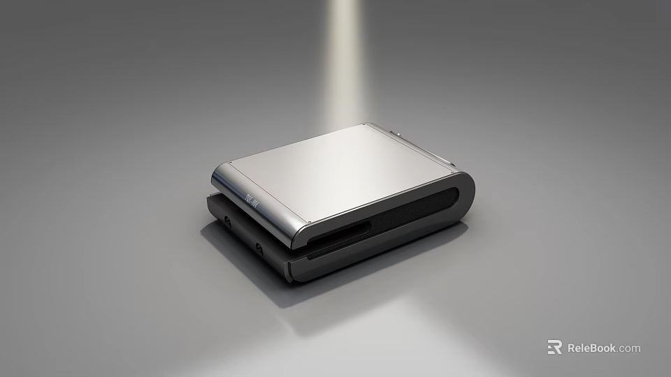 Modern Functional Vehicle With Sleek Silver Exterior And Practical Storage Design 3d model 
