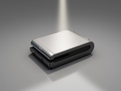 Modern Functional Vehicle With Sleek Silver Exterior And Practical Storage Design 3d model