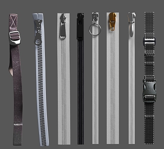 Zipper Set Belt 3d model