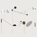 Minimalist wall lamp 3d model