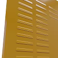 Yellow Construction Safety Barrier With Black Arrow Patterns For Site Protection