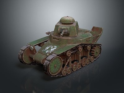 Light Tank Light Armored Tank Modern Tank World War II Tank World War I Tank Heavy Tank 3d model