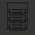 3 Tier Metal Storage Rack With Basket Design And Rolling Wheels For Home Organization