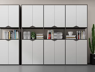 Study Bookcase Children's Room Bookcase 3d model