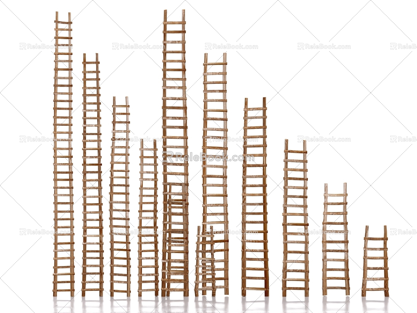 Stair Ladder Ladder Tool Ladder 3d model