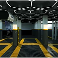 Car 4S Shop Professional Car Detailing Services With Modern Interior And Bays