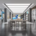 Modern Bright Spacious Bank Lobby With Comfortable Waiting Seats For Great Customer Service Experience