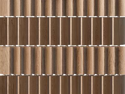 Wooden Slat Room Divider Modern Interior Home Decor Design Ideas 3d model