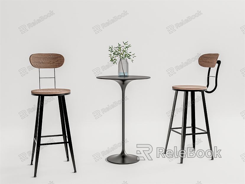 Modern Bar Chair Combination Leisure Table and Chair Negotiation Table and Chair model