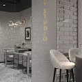 Modern Luxury Beauty Spa Room With Cozy Massage Beds And Elegant Arched Interior Design