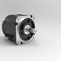 Industrial Motor With High Torque Efficient Operation And Robust Metal Construction 3d model