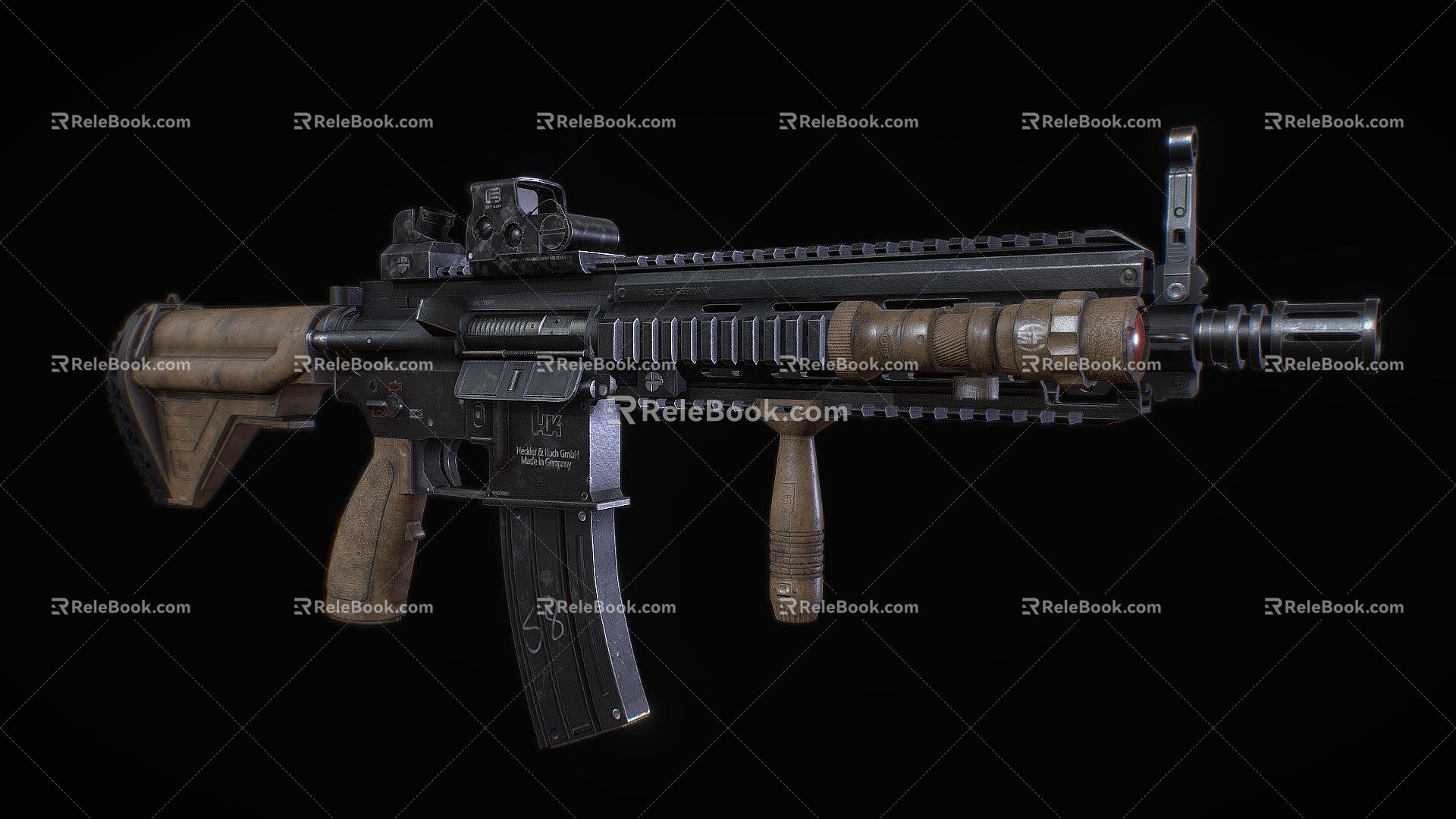 Koch HK416 Rifle model