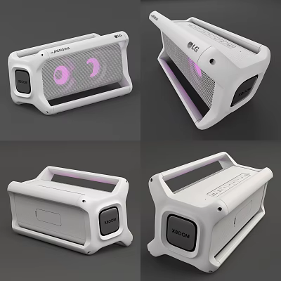 modern audio bluetooth speaker 3d model modern audio bluetooth speaker 3d model