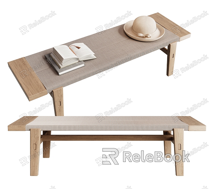 Nordic bed end stool model