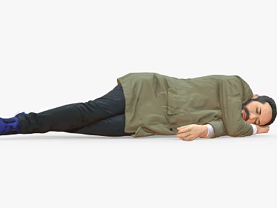 The modern man who lies 3d model