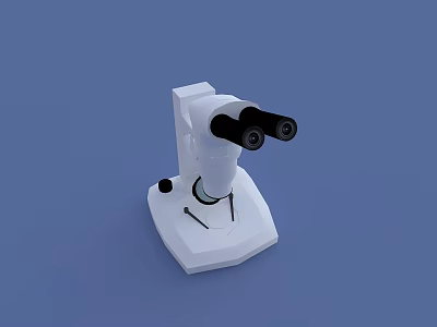 Professional High Precision Binocular Microscope Medical Device For Clinical Laboratory Use 3d model
