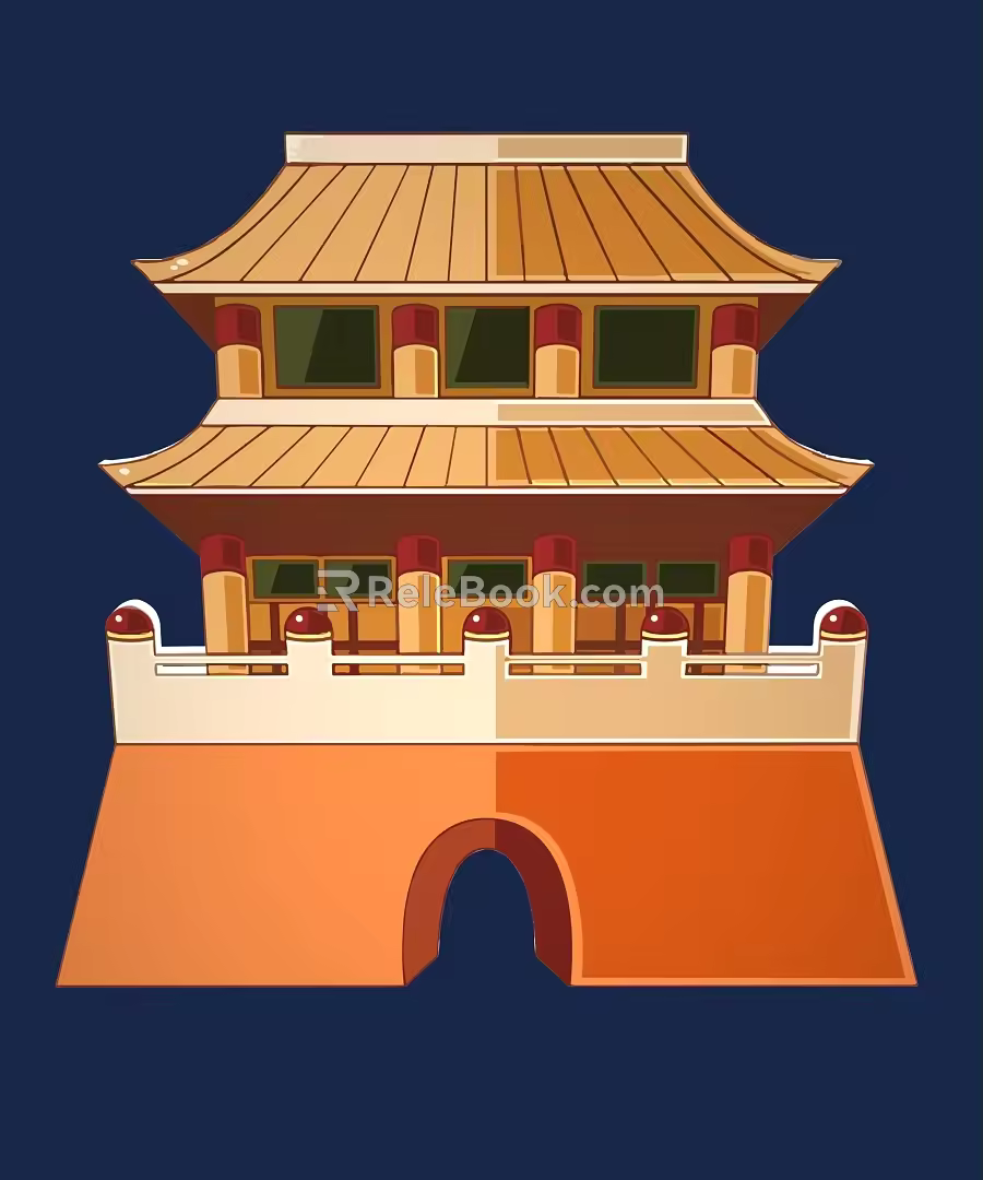 Architecture New Architecture National Tide Architecture Ancient Architecture Drum Tower Temple of Heaven Pagoda Zen Temple Buildings Temple 8 3d model