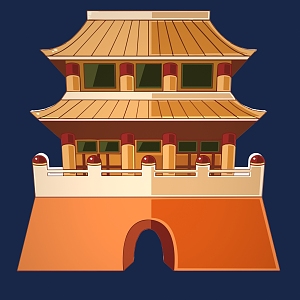 Architecture New Architecture National Tide Architecture Ancient Architecture Drum Tower Temple of Heaven Pagoda Zen Temple Buildings Temple 8 3d model