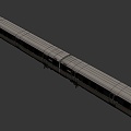 High-speed rail 3d model