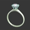Stunning Solitaire Diamond Ring With Platinum Band And Engraved TACORI CO Interior Design