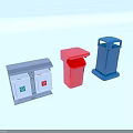 Garden Ornaments Outdoor Decorative Trash Bins In Various Colors And Designs
