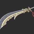 Tu Long Dao Big Ring Dao PBR Next Generation Cold Weapon Ancient Weapon 3d model