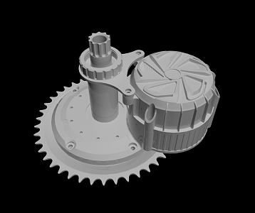 modern gear 3d model