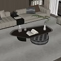 Modern coffee table 3d model