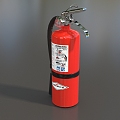 Fire Extinguisher Handheld Fire Extinguisher Small Fire Extinguisher Low Face Number Low Model Simple Model Game Sub-era Film and Television Level Super Realistic High Precision 3d model