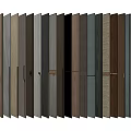Variety of Cabinet Doors in Different Colors and Materials for Home Interior Design