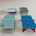 Colorful Foldable Ping Pong Tables With Various Colors And Stylish Designs