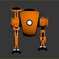 Robot Robot Assistant Small Robot Robot Butler Robot Butler Figure Game Figure 3d model